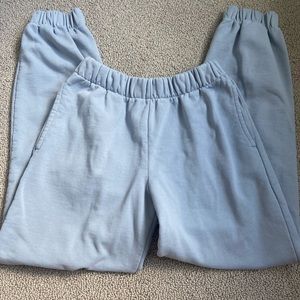 Light Blue Brandy Melville Sweatpants